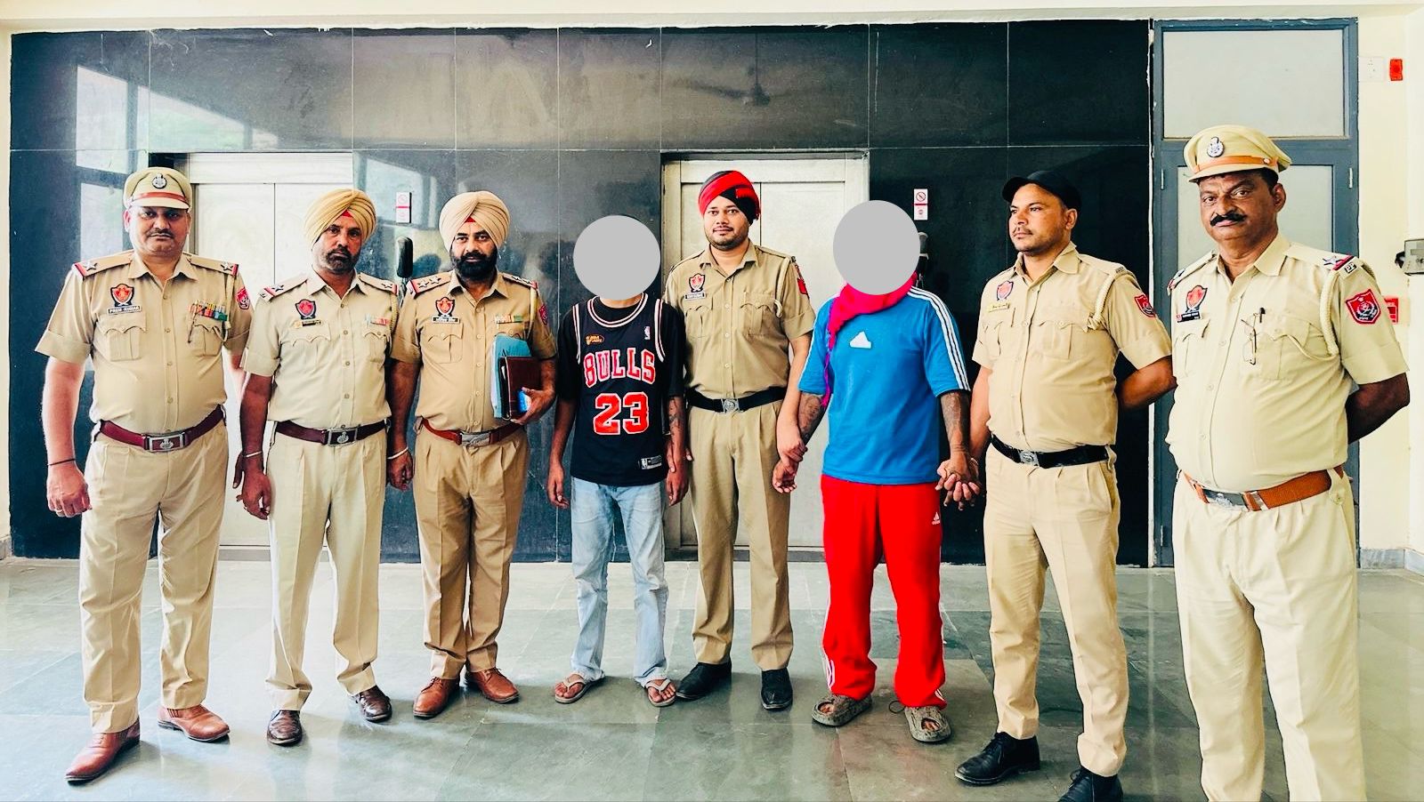 District Shaheed Bhagat Singh Nagar police arrested 02 accused along with 03 weapons as part of the campaign against bad elements.